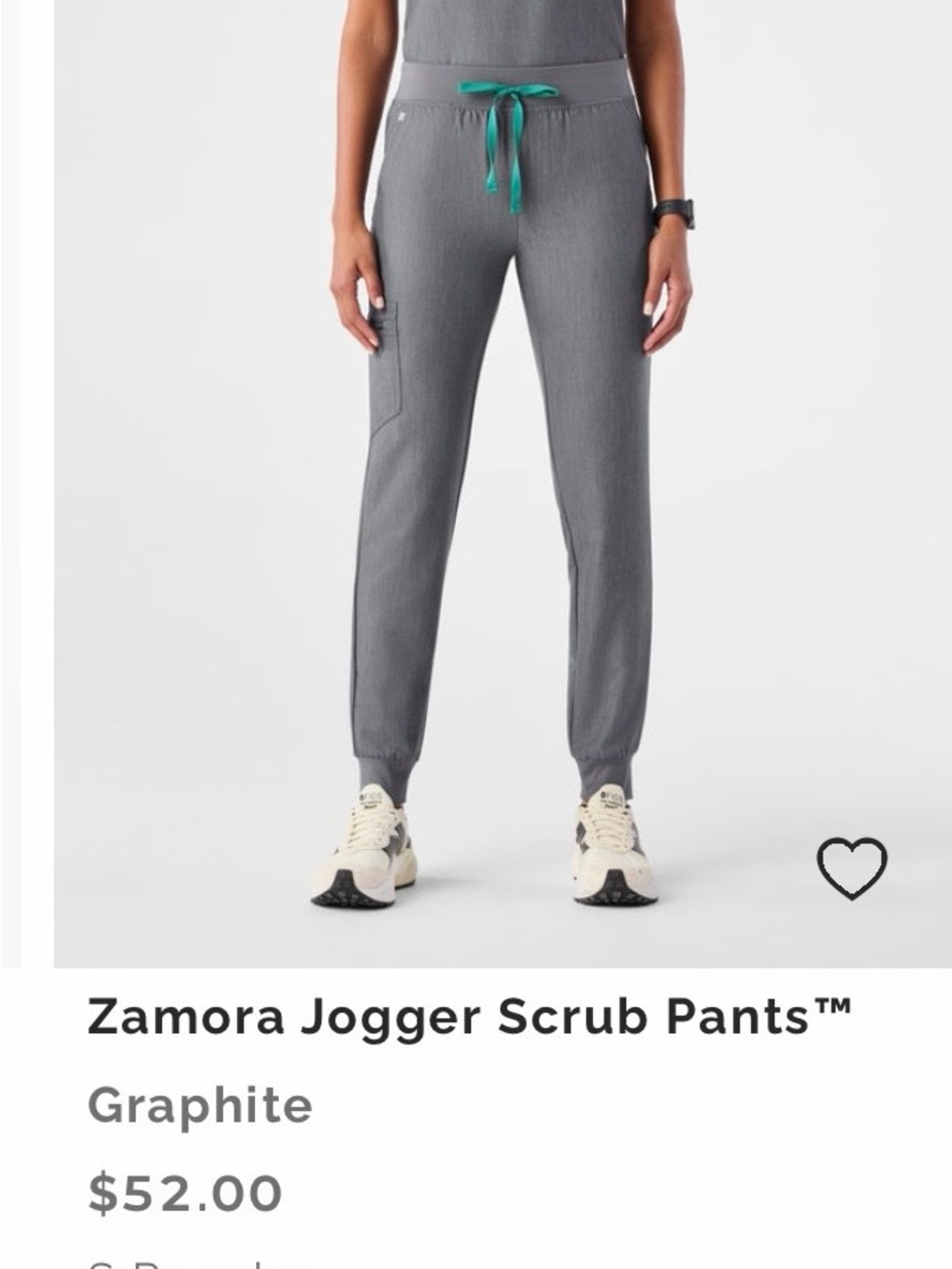 Figs Zamora joggers in graphite - Picture 4 of 4